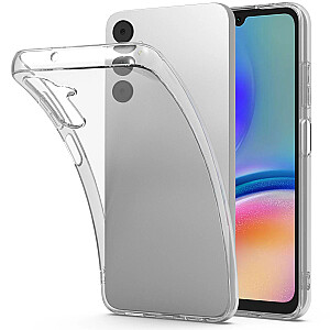 Fusion Ultra Back Case 2 mm patvarus silikoninis dėklas, skirtas Samsung A556 Galaxy A55 5G skaidrus