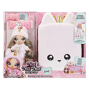 Ant! Ant! Ant! „Trys viename“ netikėtumo kuprinė miegamajam „Unicorn Playset“ – Britney Sparkles 592358