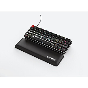 Riešo atrama Glorious Keyboard Slim – kompaktiška, juoda