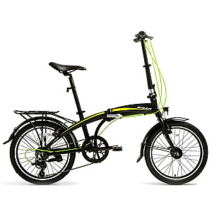 Sulankstomas dviratis Bisan 20 FX3500 TRN (PR10010406) juoda/geltona