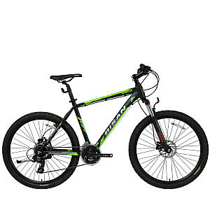 Горный велосипед Bisan 29 MTX7050 HD Черный/зеленый  (PR10010451)  (Размер колеса: 29 Размер рамы: M)