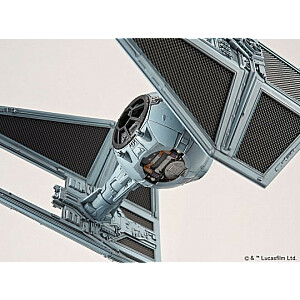 Пластиковая модель Bandai Tie Interceptor из Star Wars 1/72