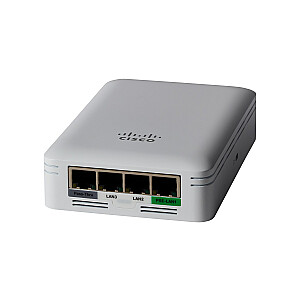 Точка доступа Cisco Business 145AC 802.11ac 2x2 Wave 2 4 порта GbE Один PoE — настенная панель, ограниченная защита на весь срок службы (CBW145AC-E)