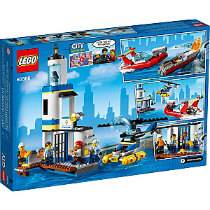 LEGO CITY (60308) МОРСКАЯ ПОЛИЦИЯ И ПОЖАРНАЯ МИССИЯ