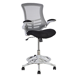 Высокий офисный стул TRIBECCA серый