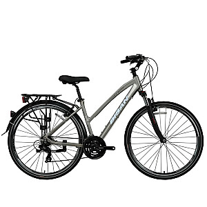 Turistinis dviratis Bisan 28 TRX8200 City Lady (PR10010429) pilka/balta (Rato dydis: 28 Rėmo dydis: M)