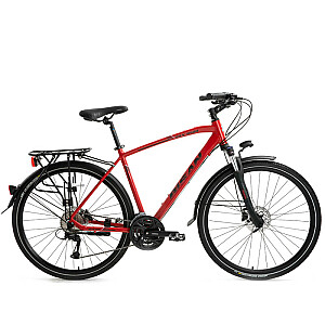 Turistinis dviratis Bisan 28 TRX8500 (PR10010436) Raudona/juoda (Rato dydis: 28 Rėmo dydis: XXL)