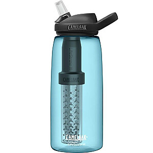 CamelBak eddy+ filtro buteliukas 1 L, su LifeStraw filtru, True Blue