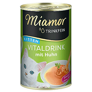 MIAMOR Trinkfein Kitten Vital gėrimas su vištiena - skanėstai katėms - 135ml