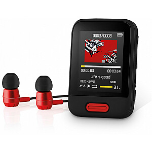 MP3-MP4 grotuvas SFP 7716RD 16GB Bluetooth 1.8" ekranas