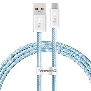 USB kabelis Baseus Dynamic Series – USB Type C 100W 1m mėlynas (CALD000603)
