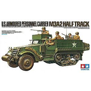 JAV M3A2 Half-Track plastikinio šarvuočio modelis