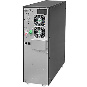 UPS QOLTEC 10 kVA | 10000 W | GALIOS FAKTORIUS 1.0 | LCD ekranas