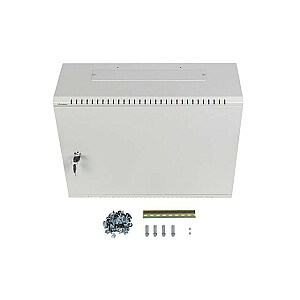Шкаф для установки подвесной стойки 19 дюймов 4u+3u 540x200 низкопрофильный (в сложенном виде) серый