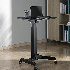 Maclean nešiojamasis stalas, reguliuojamas aukštis, stovimas, maksimalus aukštis 113 cm, MC-892B
