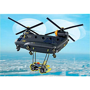 Į rinkinį įeina gelbėjimo sraigtasparnis „City Action 71149 Special Unit“.