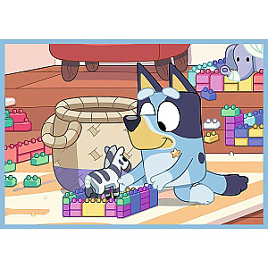 Dėlionė 4in1 Bluey and the world