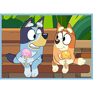 Dėlionė 4in1 Bluey and the world