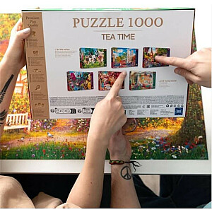 Пазл 1000 деталей Premium Plus Quality Цветочный рынок, Париж