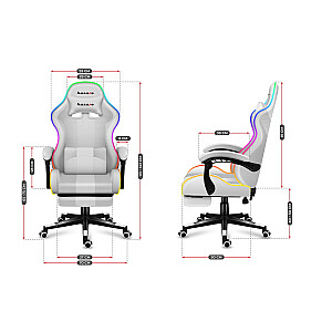 Игровое кресло Huzaro Force 4.7 RGB White