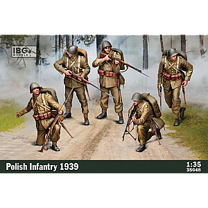 Figurki lenkų pėstininkai 1939 1/35
