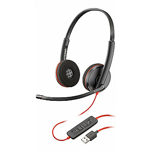 Stereofoninės ausinės Blackwire 3220 USB-A (didmeninė prekyba) 80S02A6