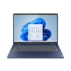 Lenovo Flex-5-14ABR8 Ryzen 7 7730U 14 colių WUXGA jutiklinis ekranas 16GB SSD 512GB BT BLKB FPR x360 Win 11 Abyss Blue (REPACK) 2 metai