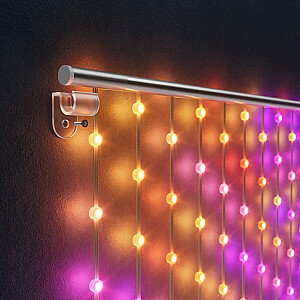 Twinkly Matrix — 500 светодиодных RGB-подсветок Pearl, прозрачный кабель, вилка F размером 1,7x7,8 фута