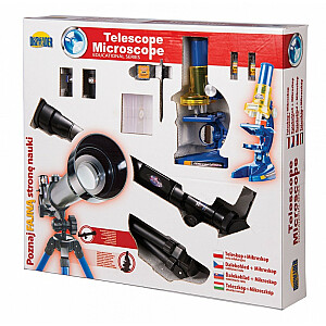 Teleskopas + mikroskopas MOKYMO rinkinys