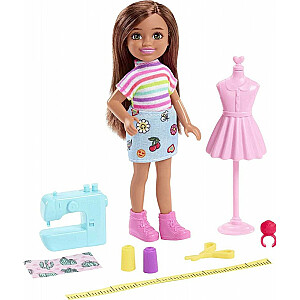 Barbie Chelsea lėlė galite tapti karjeros mados kūrėja