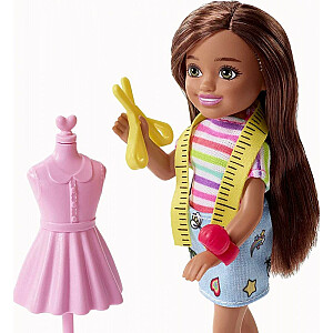 Barbie Chelsea lėlė galite tapti karjeros mados kūrėja