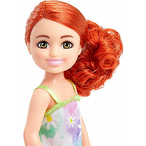 Lėlė Barbie Chelsea, pastelinė suknelė.