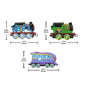 „Thomas and Friends“ spalvas keičiantys lokomotyvai, 3 pak.