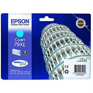 Epson 79XL | C13T79024010 | Rašalinių spausdintuvų kasetė | Žydra spalva