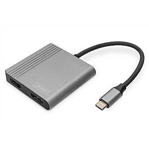 Digitus USB-C | HDMI | USB-C - 2x HDMI Adapter | DA-70828