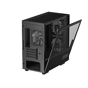 DeepCool CH360 DIGITAL Micro Tower juoda