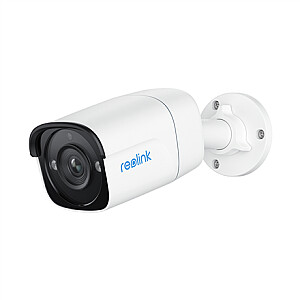 Reolink P320 5MP Smart PoE IP kamera su asmens / transporto priemonės aptikimu, 100 pėdų naktinio matymo ir garso įrašymo, balta | Reolink