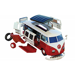 Plastikinis modelis QUICKBUILD VW Camper Van raudona