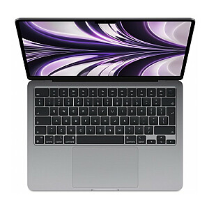 „MacBook Air“ 13,6 colio: M2 8/10, 16 GB, 256 GB, 30 W – „Space Gray“ – MLXW3ZE/A/P1/R1