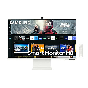 Интеллектуальный монитор Samsung S27CM801UU — 27 дюймов | VA | 4K | 60 Гц | HDMI 2.0, USB-C | HDR | Pivot