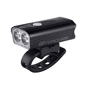 Bicycle Light Force Diver 900 LM USB priekinis juodas