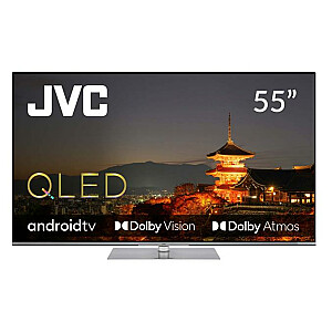Телевизор JVC 55 дюймов 4K/Smart QLED 3840x2160 Android TV LT-55VAQ830P