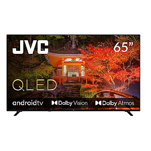 Телевизор JVC 65 дюймов 4K/Smart QLED 3840x2160 Беспроводная локальная сеть Bluetooth Android TV LT-65VAQ330P