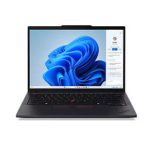 Lenovo ThinkPad T14 Gen 5 | Black | 14 " | IPS | WUXGA | 1920 x 1200 pixels | Anti-glare | Intel Core U7 | 155U | 32 GB | SO-DIMM DDR5 | SSD 1000 GB | Intel Graphics | Windows 11 Pro | 802.11ax | Bluetooth version 5.3 | LTE Upgradable | Keyboard lan