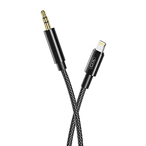 XO kabelis audio NB-R211A Lightning - lizdas 3,5mm 1,0 m juodas