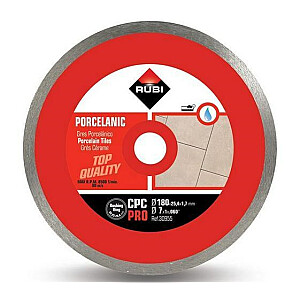 RUBI DIAMOND CPC BLADE 180 x 25,4 mm PRO PORCELIANUI