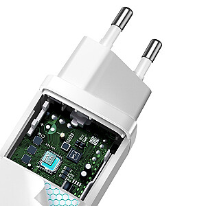 Baseus GaN2 Lite įkroviklis USB-C / 65W baltas