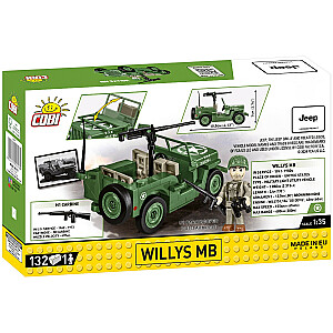 Willys MB blokuoja 132 elementus