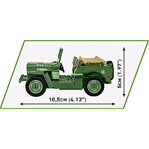 Willys MB blokuoja 132 elementus