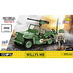 Willys MB blokuoja 132 elementus